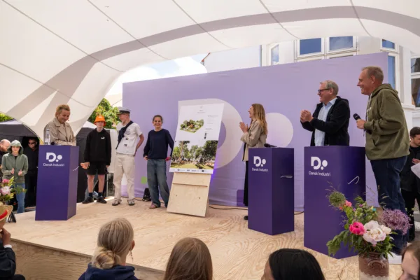 Young people design the future, at Folkemoedet, DK June 2024. Credit: Joshua Tree