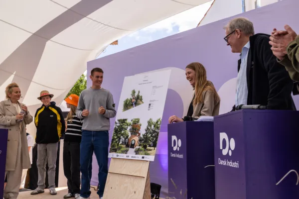 Young people design the future, at Folkemoedet, DK June 2024. Credit: Joshua Tree