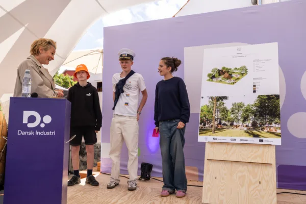 Young people design the future, at Folkemoedet, DK June 2024. Credit: Joshua Tree
