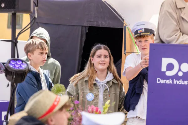 Young people design the future, at Folkemoedet, DK June 2024. Credit: Joshua Tree