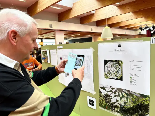 Jesper is a member of the Resident Board at Gadehavegaard, on September 22, 2023. Photo: Hanne Kokkegaard