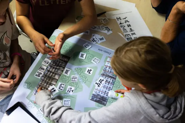 Workshop for school kids in September 2023. Photo: Benjamin Hesselholdt