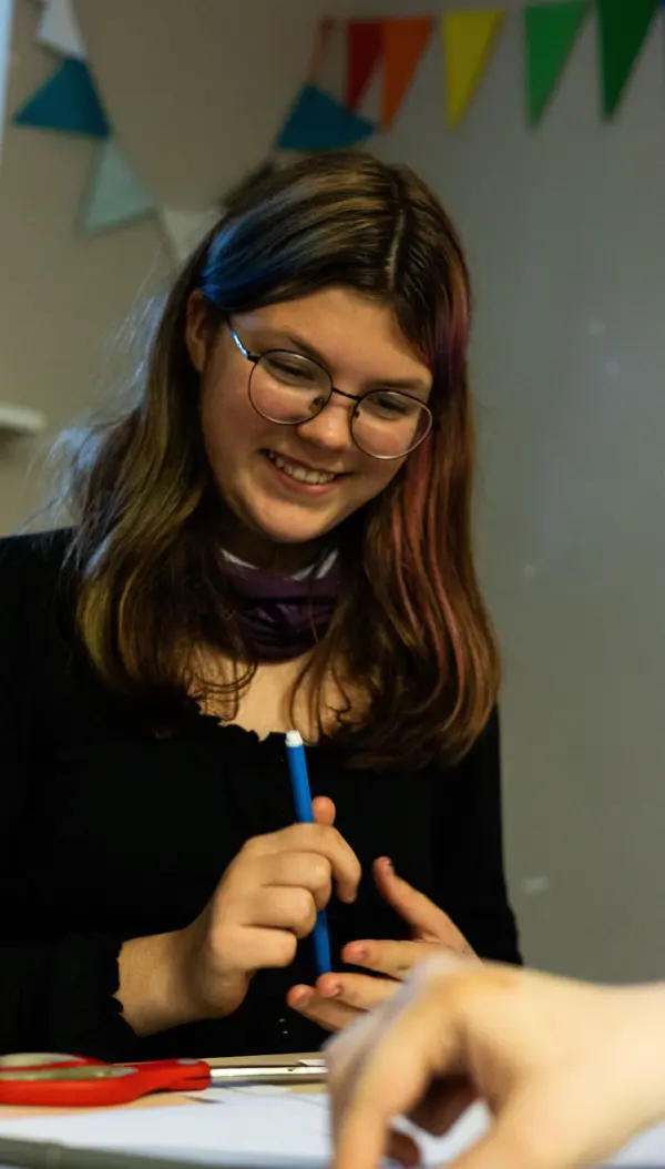 Workshop for school kids in September 2023. Photo: Benjamin Hesselholdt