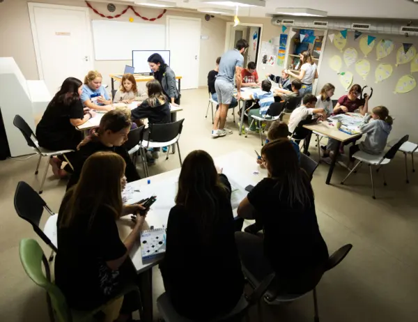 Workshop for school kids in September 2023. Photo: Benjamin Hesselholdt